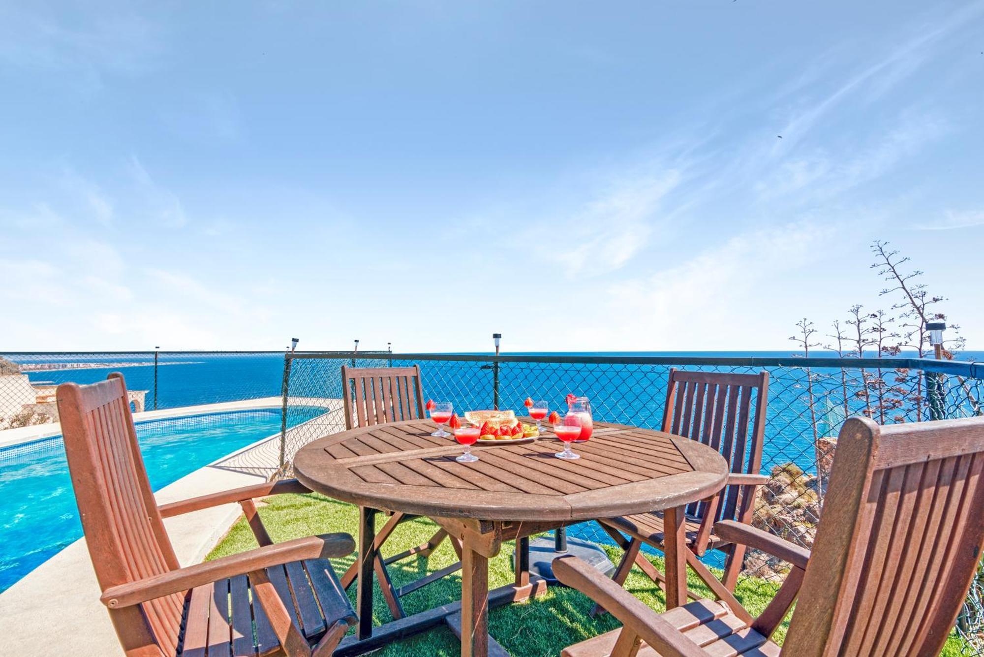 Villa Infinity Sea Views I Pool I Bbq I Jacuzzi Альмерія Екстер'єр фото